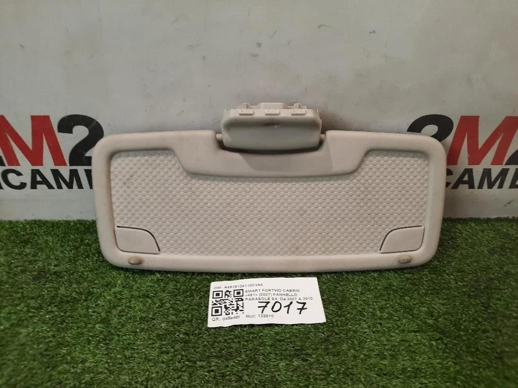 Pannello Parasole SX A4518100110C24A Smart Fortwo Cabrio 451 2007