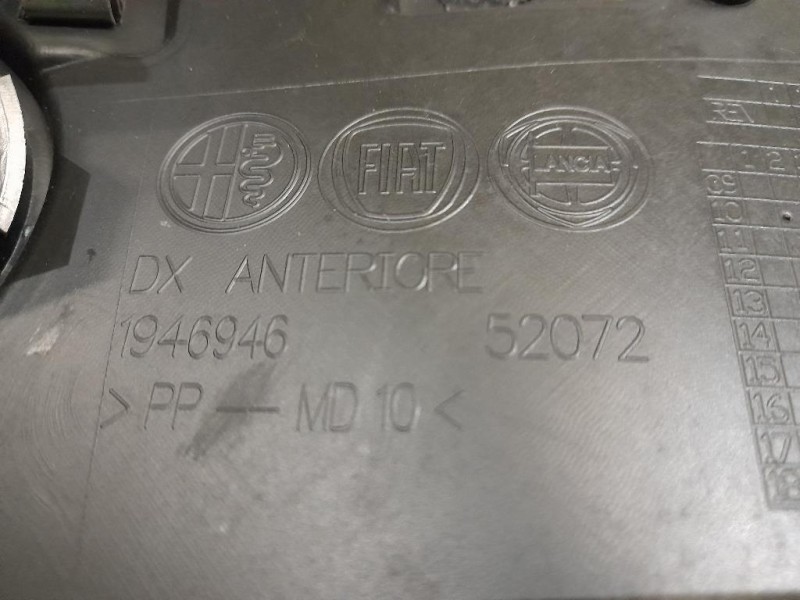 Pannello Rivestimento Porta ANT DX 1946918 Alfa Romeo Giulietta 2010