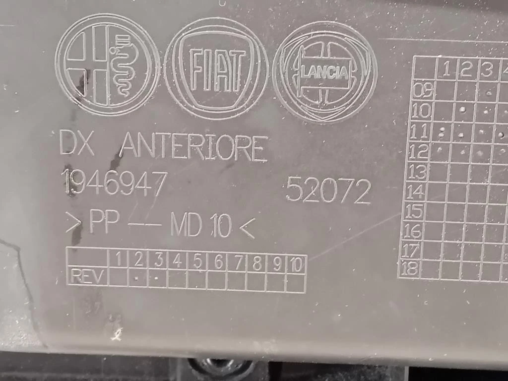 Pannello Rivestimento Porta ANT DX 156092164 Alfa Romeo Giulietta 2010