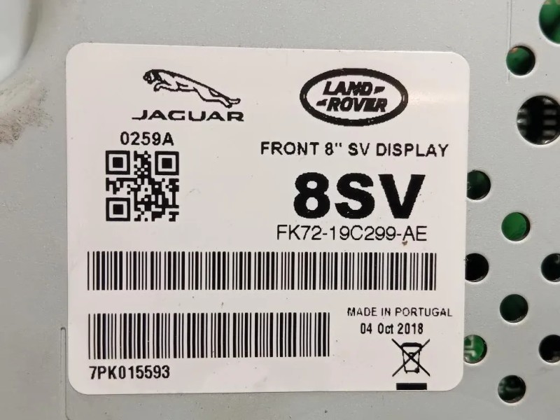 Display Multimediale FK72-19C299-AE Land Rover Range Rover Evoque I 2015