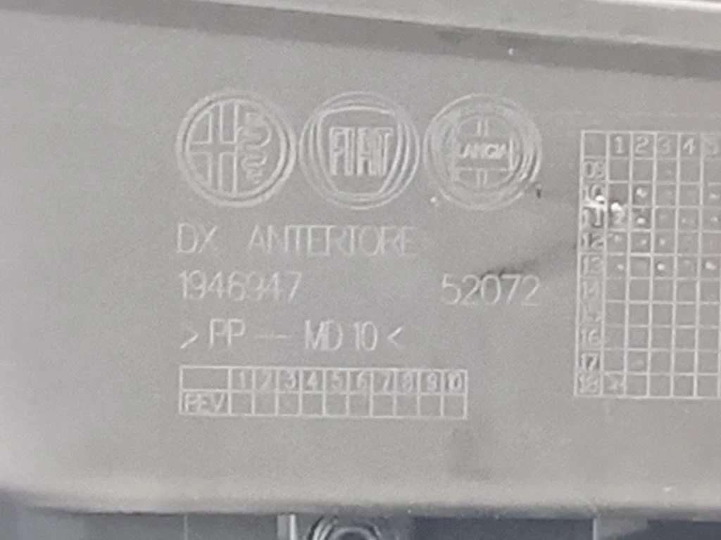 Pannello Rivestimento Porta ANT DX 156156905 Alfa Romeo Giulietta 2010