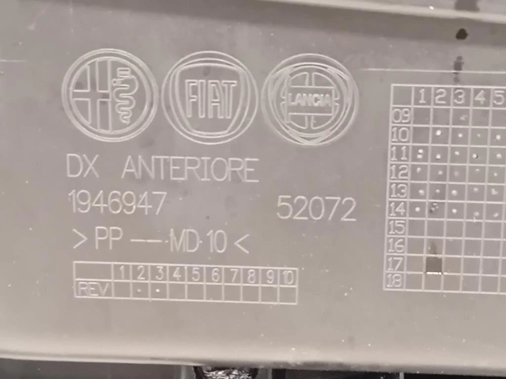 Pannello Rivestimento Porta ANT DX Alfa Romeo Giulietta 2013