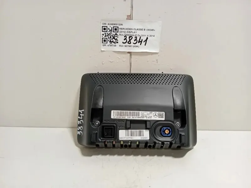 Display Multimediale A2469001206 Mercedes Classe B W246 2012