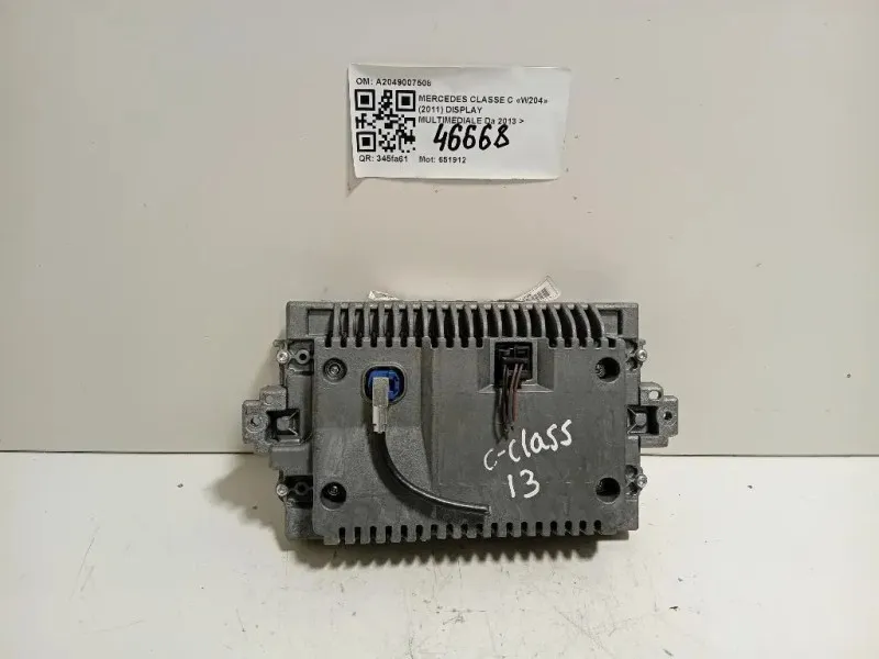 Display Multimediale A2049007508 Mercedes Classe C W204 2011
