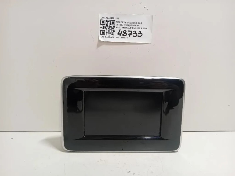 Display Multimediale A2469001206 Mercedes Classe GLA X156 2014