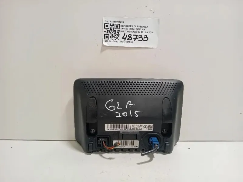 Display Multimediale A2469001206 Mercedes Classe GLA X156 2014