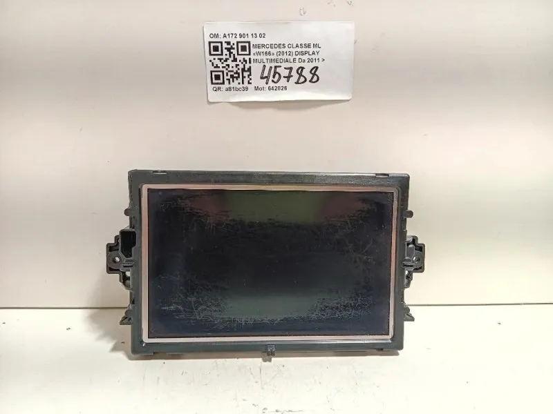 Display Multimediale A172 901 13 02 Mercedes Classe ML W166 2012