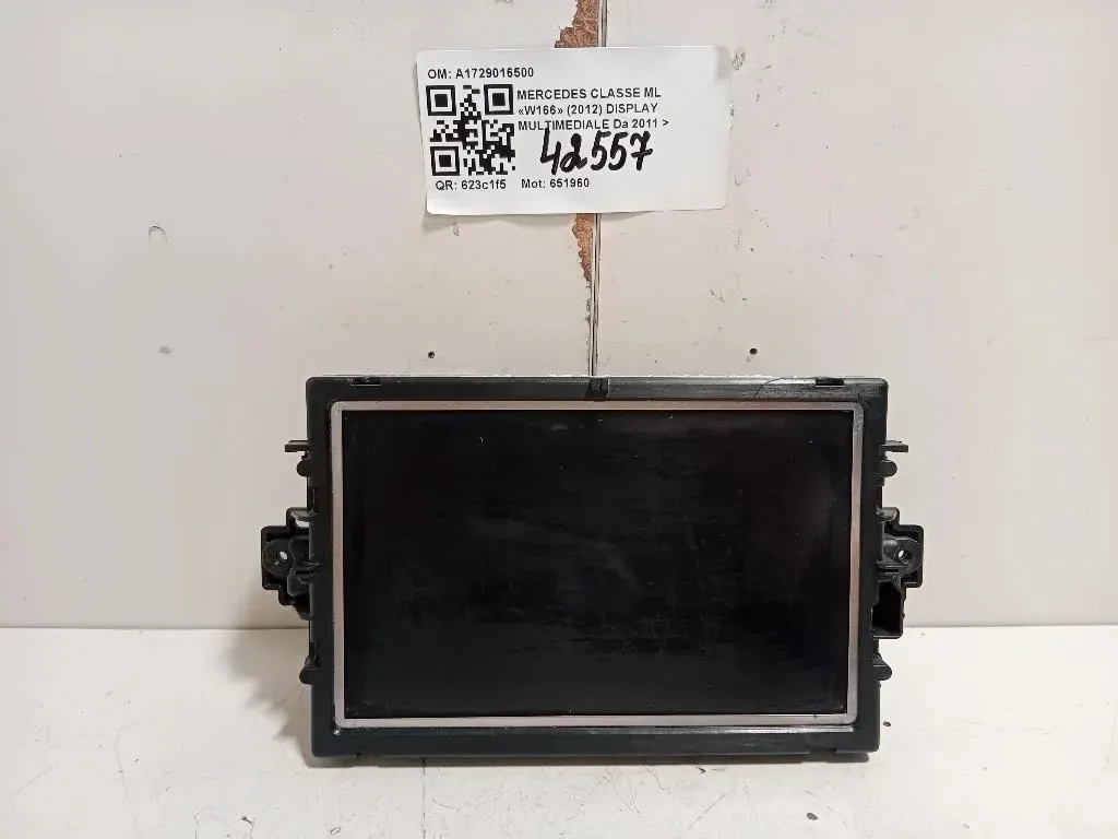 Display Multimediale A1729016500 Mercedes Classe ML W166 2012