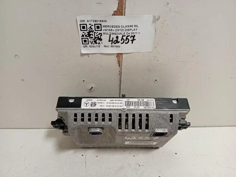 Display Multimediale A1729016500 Mercedes Classe ML W166 2012