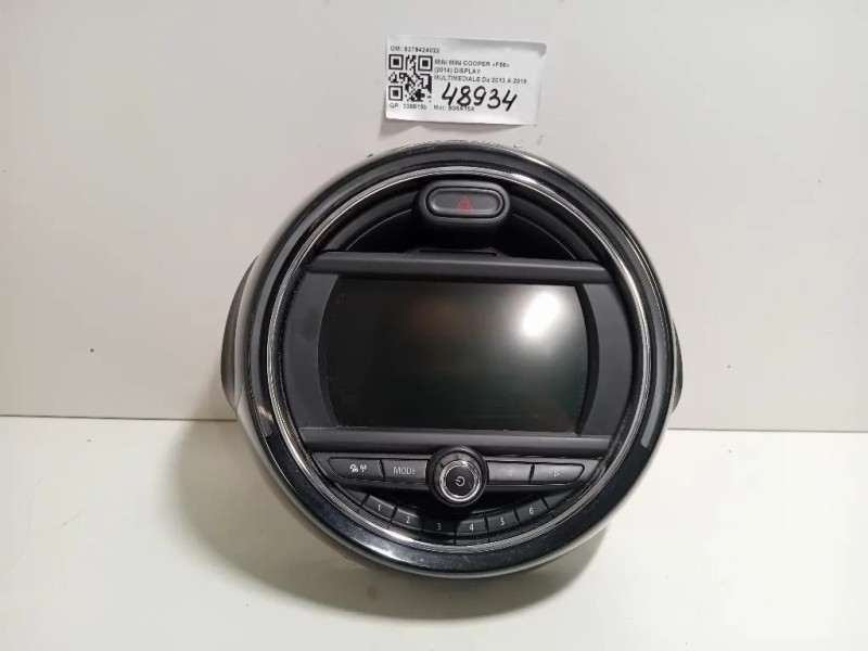 Display Multimediale 9279424022 Mini MINI Cooper F56 2014