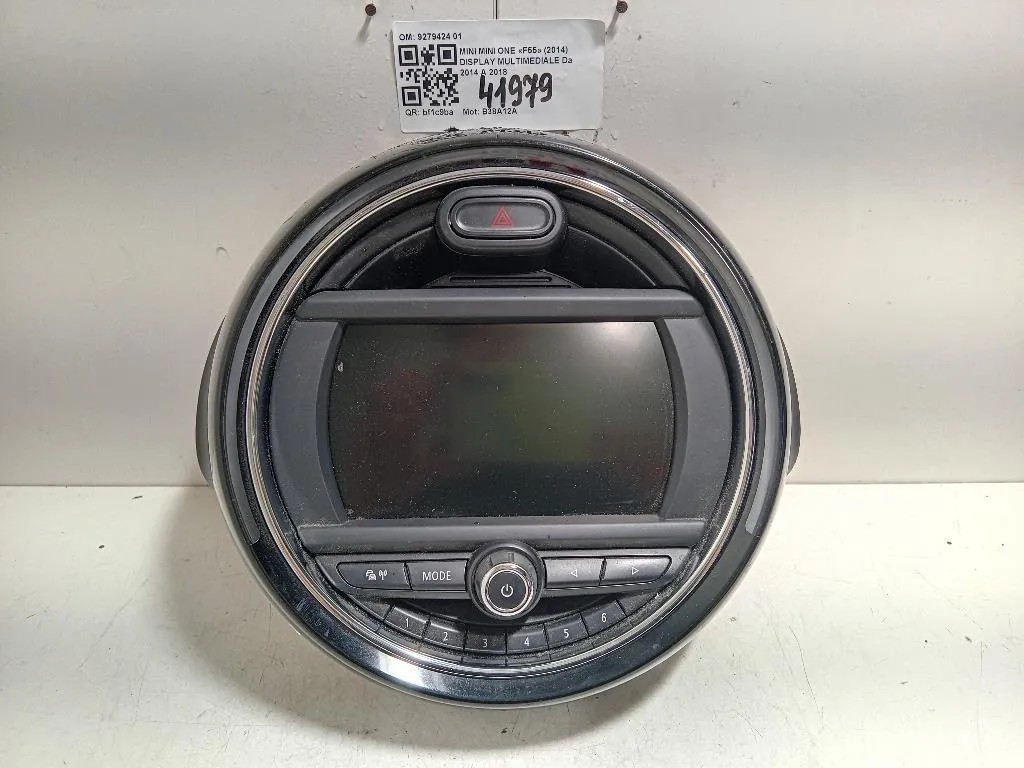 Display Multimediale 9279424 01 Mini MINI ONE F55 2014 Display Multimediale 9279424 01 Mini MINI ONE F55 2014