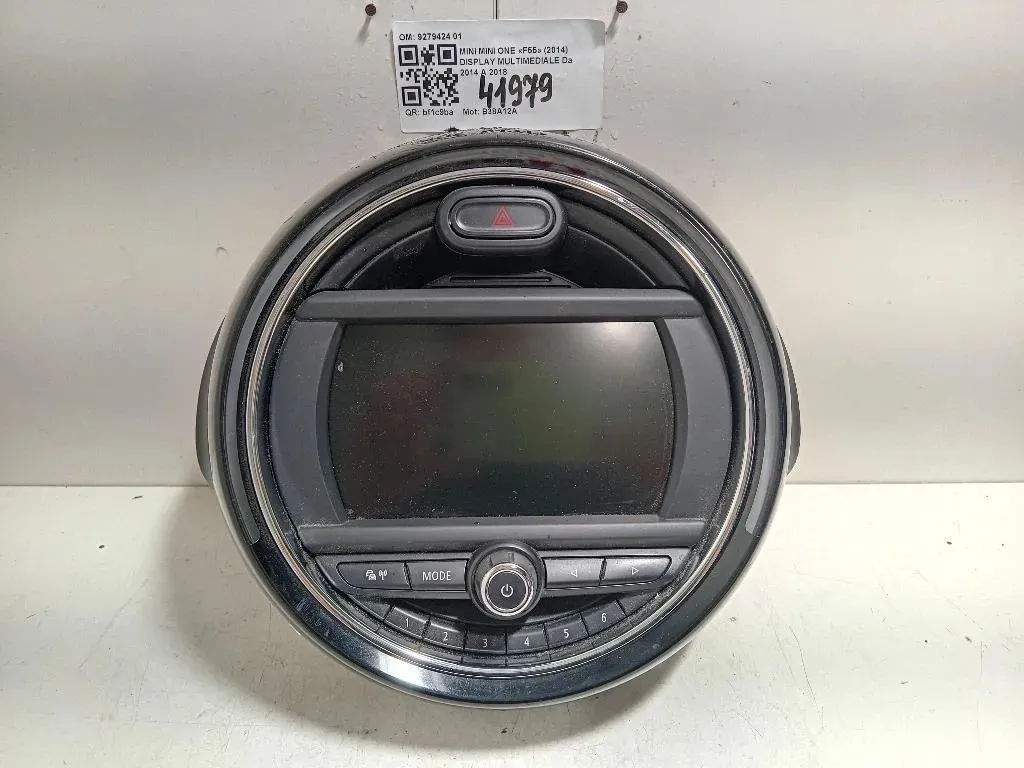 Display Multimediale 9279424 01 Mini MINI ONE F55 2014