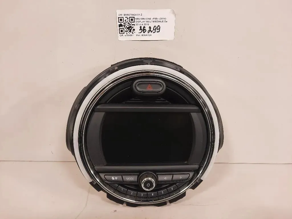 Display Multimediale BM9279424 01 Z Mini MINI ONE F55 2014