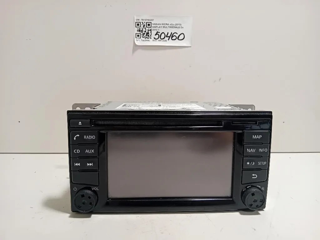 Display Multimediale 7513750207 Nissan Micra IV 2013