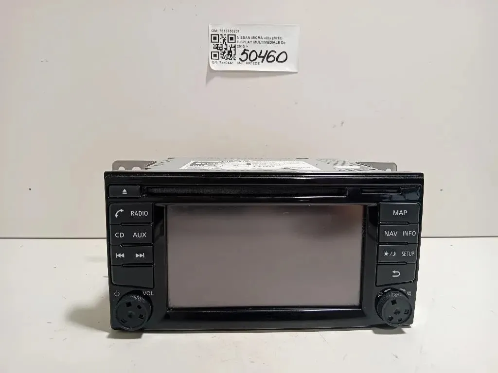 Display Multimediale 7513750207 Nissan Micra IV 2013