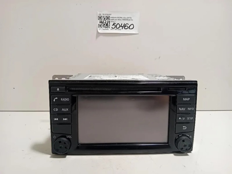 Display Multimediale 7513750207 Nissan Micra IV 2013