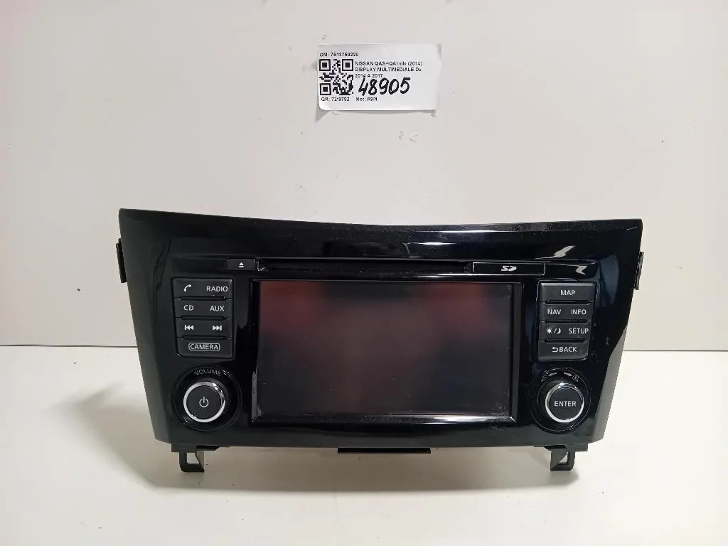 Display Multimediale 7513750220 Nissan Qashqai II 2014
