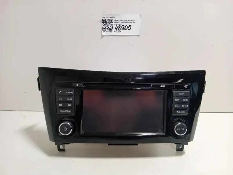 Display Multimediale 7513750220 Nissan Qashqai II 2014