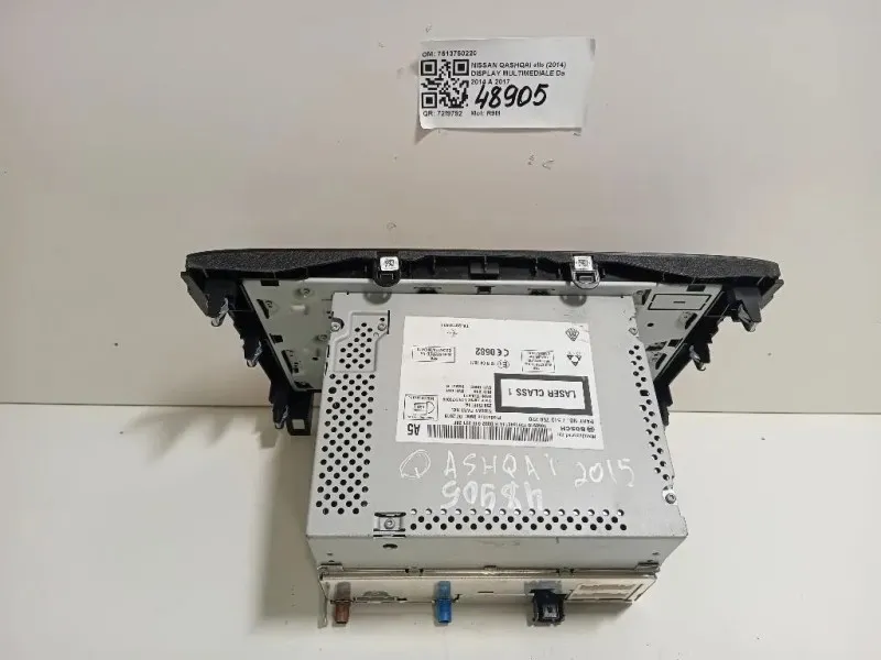 Display Multimediale 7513750220 Nissan Qashqai II 2014