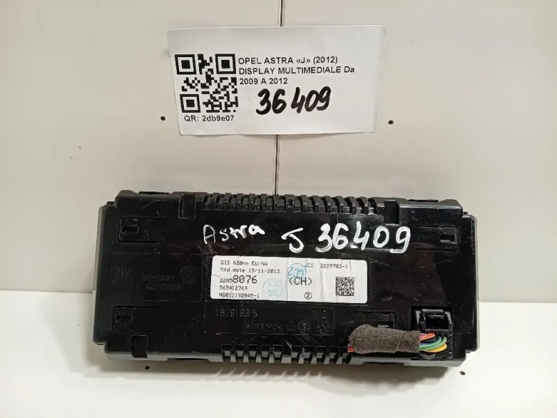 Display Multimediale  Opel Astra J 2012