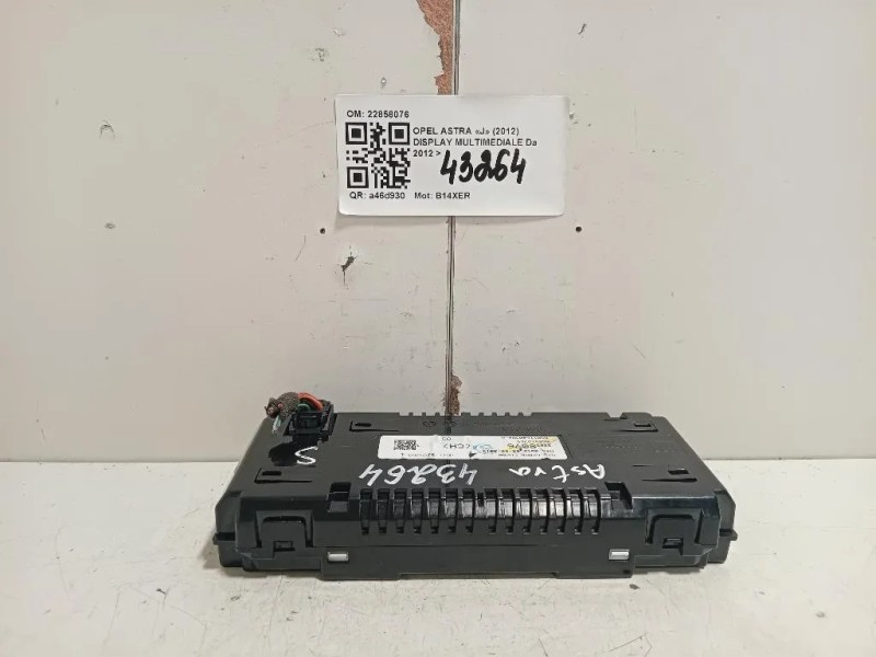 Display Multimediale 22858076 Opel Astra J 2012
