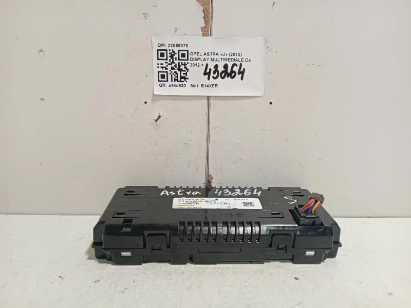 Display Multimediale 22858076 Opel Astra J 2012