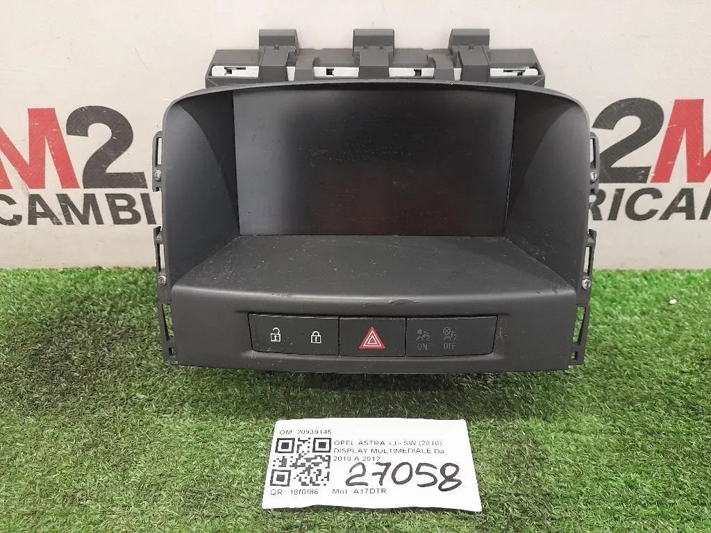 Display Multimediale 20939145 Opel Astra J SW 2010