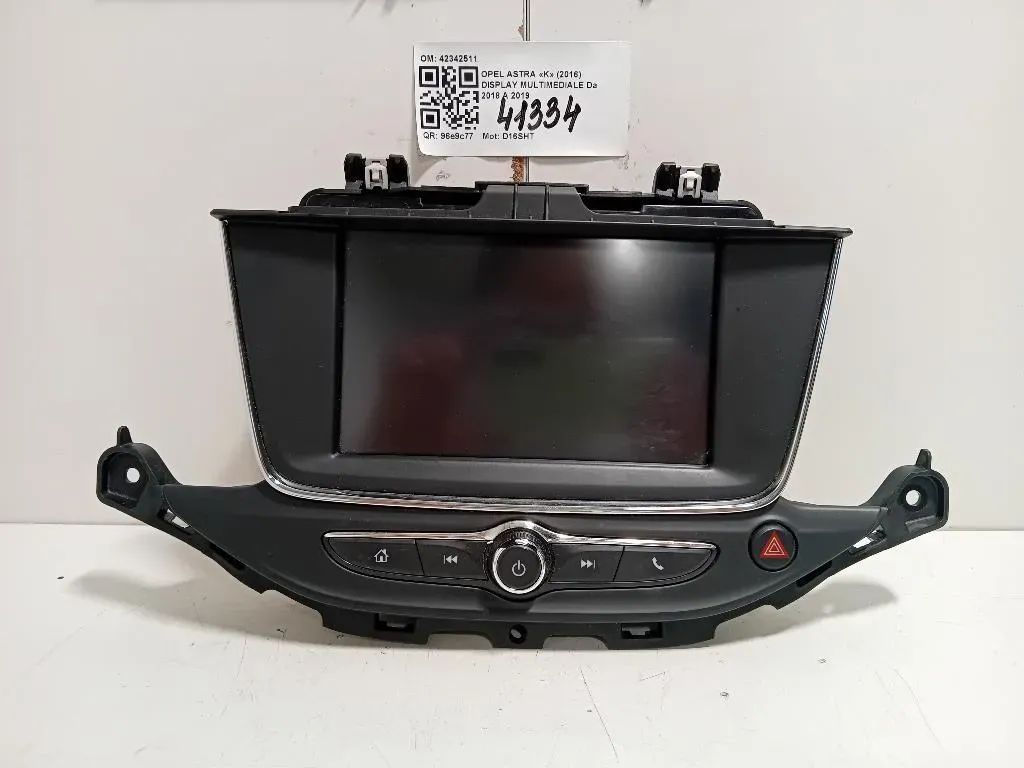 Display Multimediale 42342511 Opel Astra K 2016