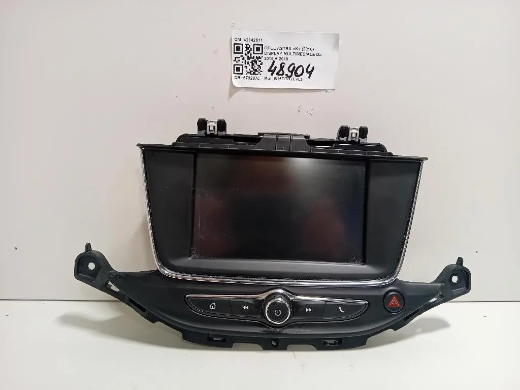 Display Multimediale 42342511 Opel Astra K 2016