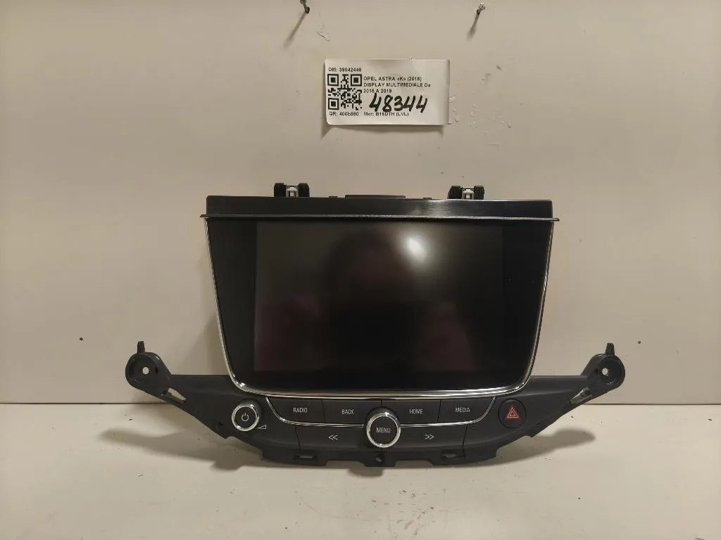 Display Multimediale 39042448 Opel Astra K 2016