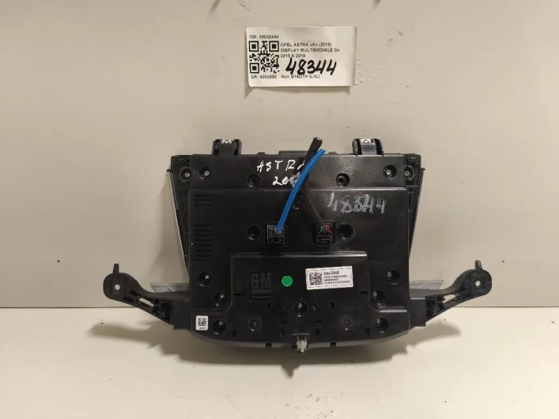 Display Multimediale 39042448 Opel Astra K 2016
