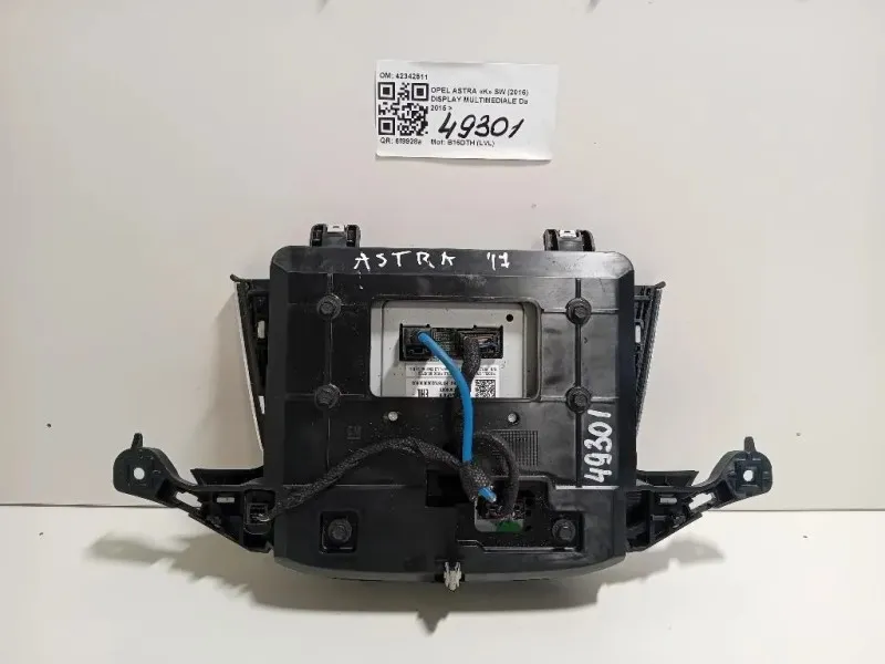 Display Multimediale 42342511 Opel Astra K SW 2016