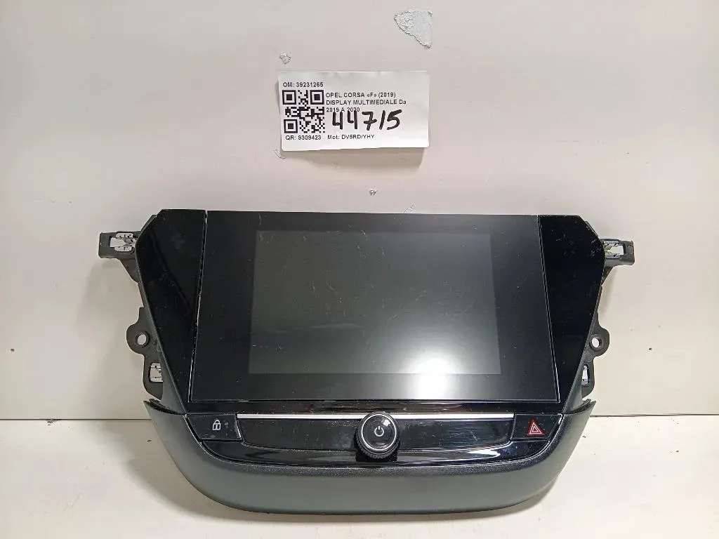 Display Multimediale 39231265 Opel Corsa F 2019