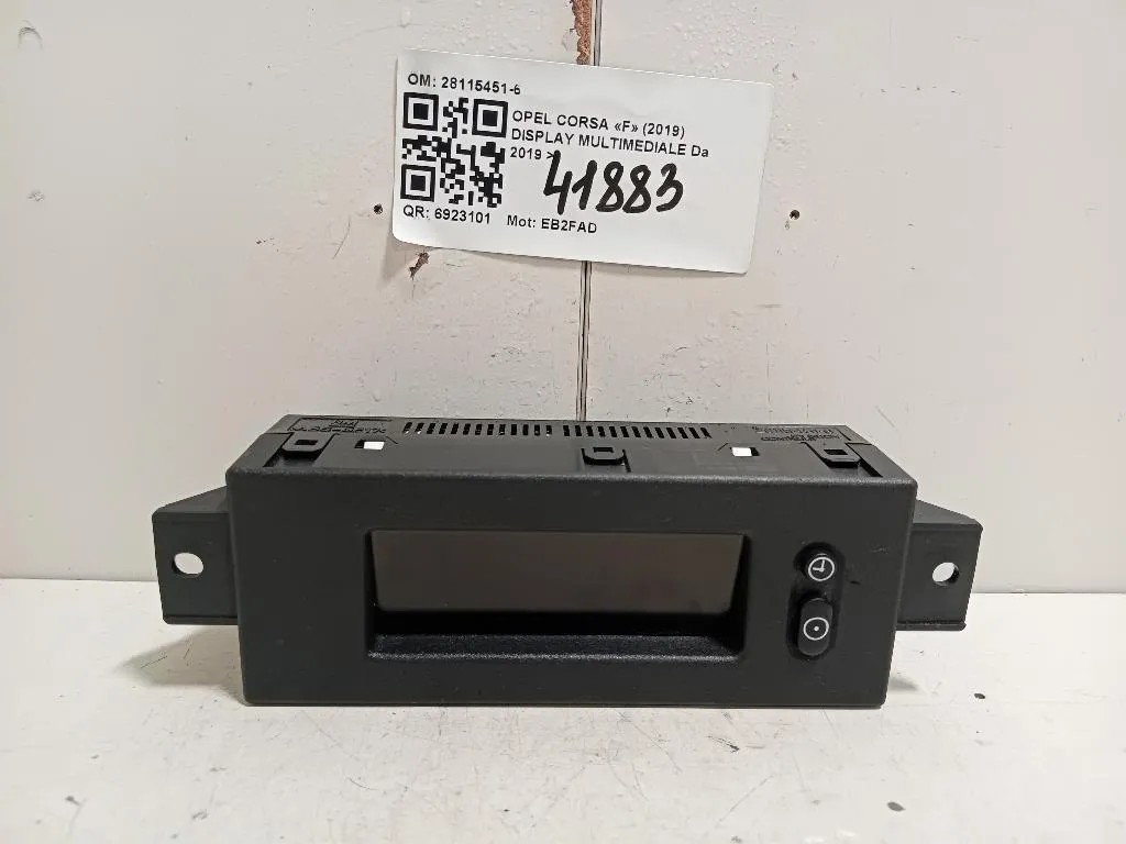 Display Multimediale 28115451-6 Opel Corsa F 2019