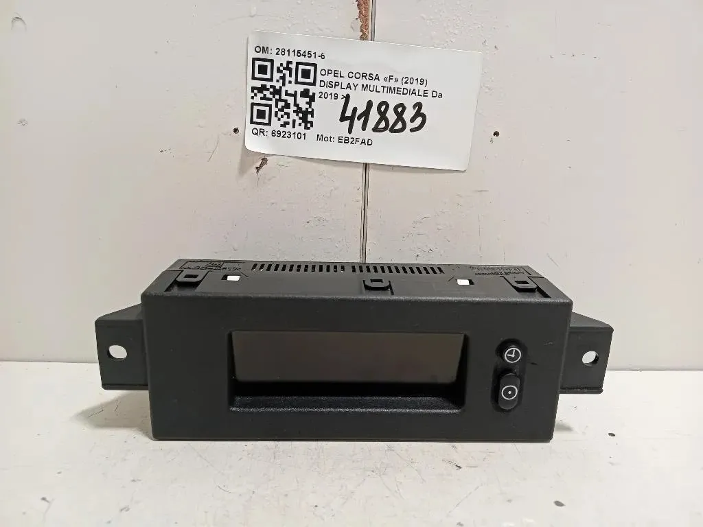Display Multimediale 28115451-6 Opel Corsa F 2019