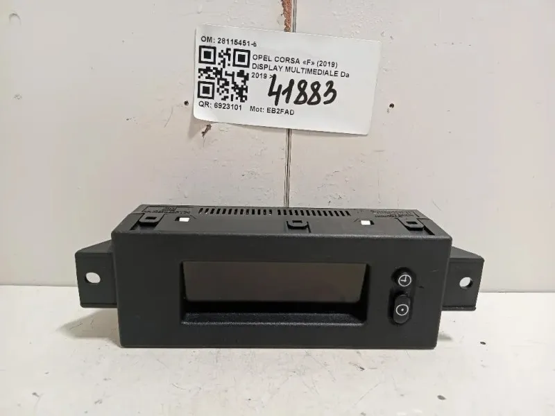Display Multimediale 28115451-6 Opel Corsa F 2019