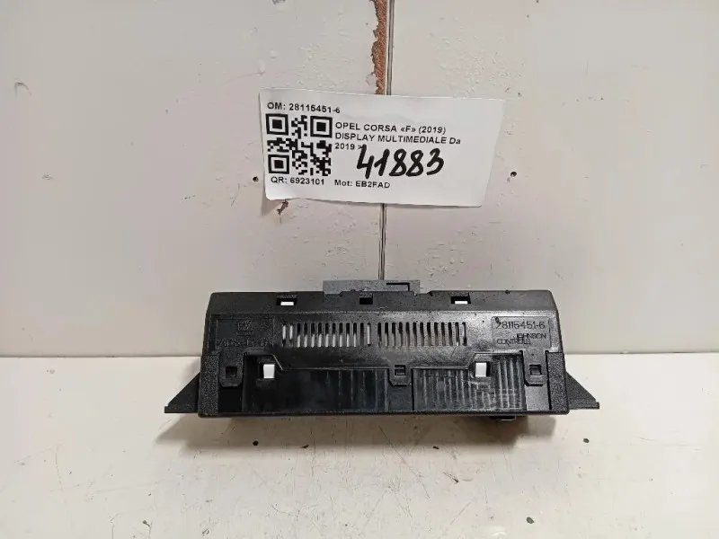 Display Multimediale 28115451-6 Opel Corsa F 2019