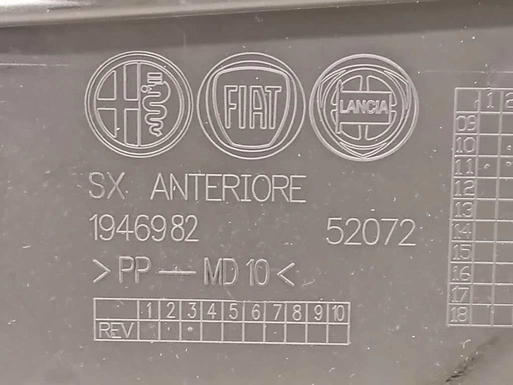 Pannello Rivestimento Porta ANT SX Alfa Romeo Giulietta 2013