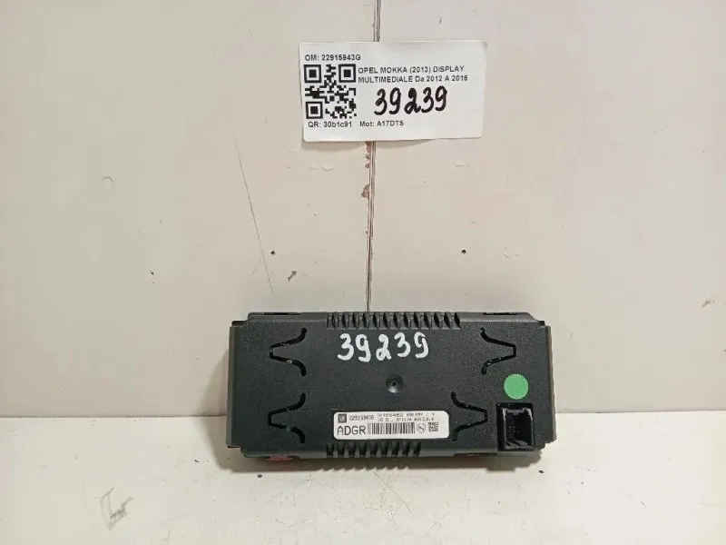 Display Multimediale 22915943G Opel Mokka 2013