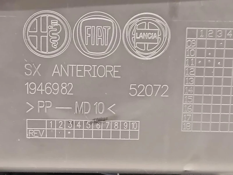 Pannello Rivestimento Porta ANT SX Alfa Romeo Giulietta 2013