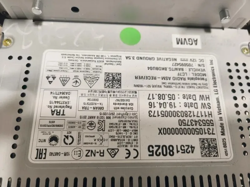 Display Multimediale 42518025 Opel Mokka B 2020