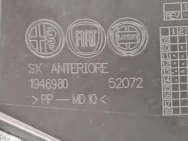 Pannello Rivestimento Porta ANT SX Alfa Romeo Giulietta 2013