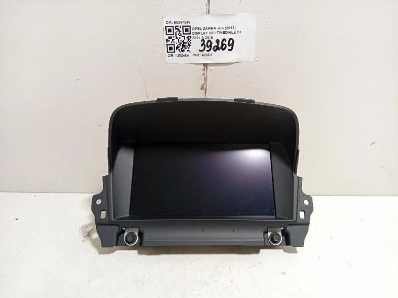Display Multimediale 95247248 Opel Zafira C 2012
