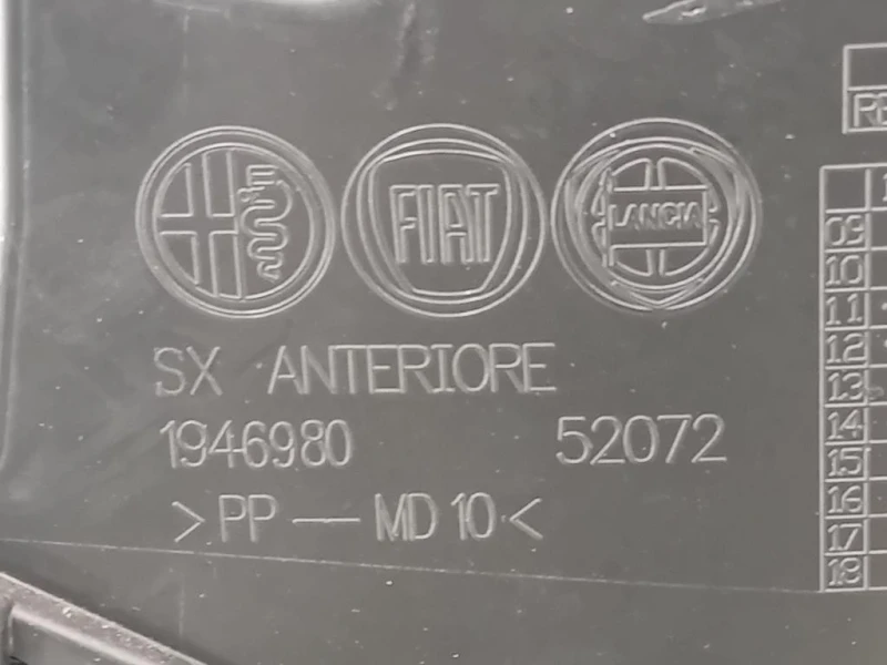 Pannello Rivestimento Porta ANT SX Alfa Romeo Giulietta 2013