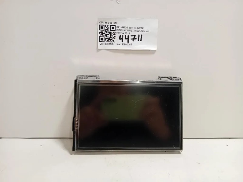 Display Multimediale 98 053 017 Peugeot 208 I 2012