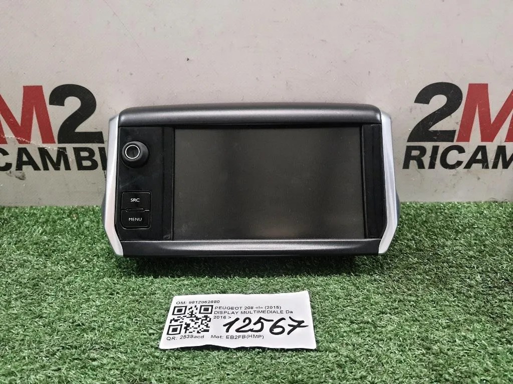 Display Multimediale 9812862880 Peugeot 208 I 2015