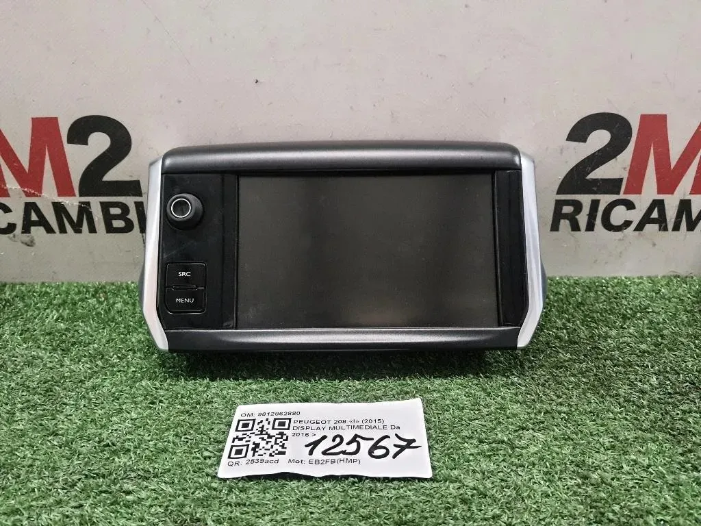 Display Multimediale 9812862880 Peugeot 208 I 2015