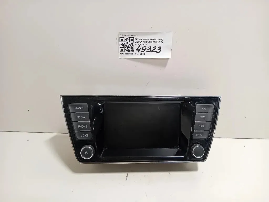 Display Multimediale 6V0919604C Skoda Fabia NJ3 2018