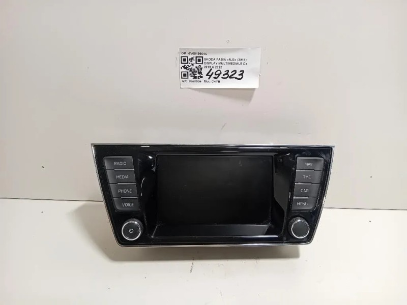 Display Multimediale 6V0919604C Skoda Fabia NJ3 2018