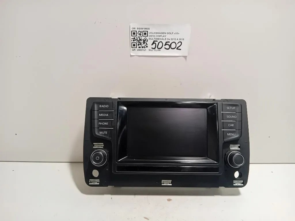 Display Multimediale 5G0919605 Volkswagen GOLF VII 2013